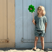 Leopard | Green Boys Beach Set - Terry