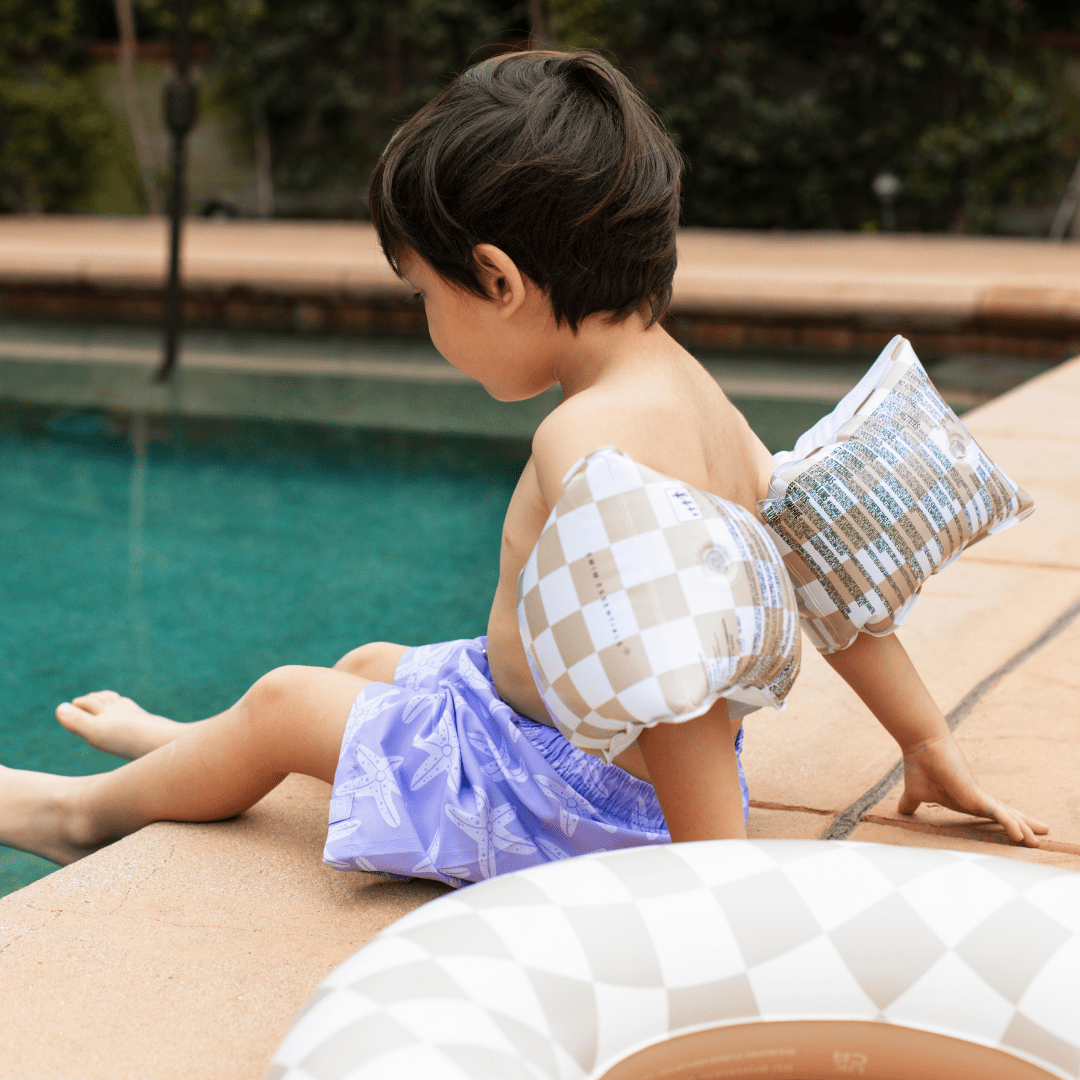 Checkmate | Beige Swim Arm Bands 0-2 years