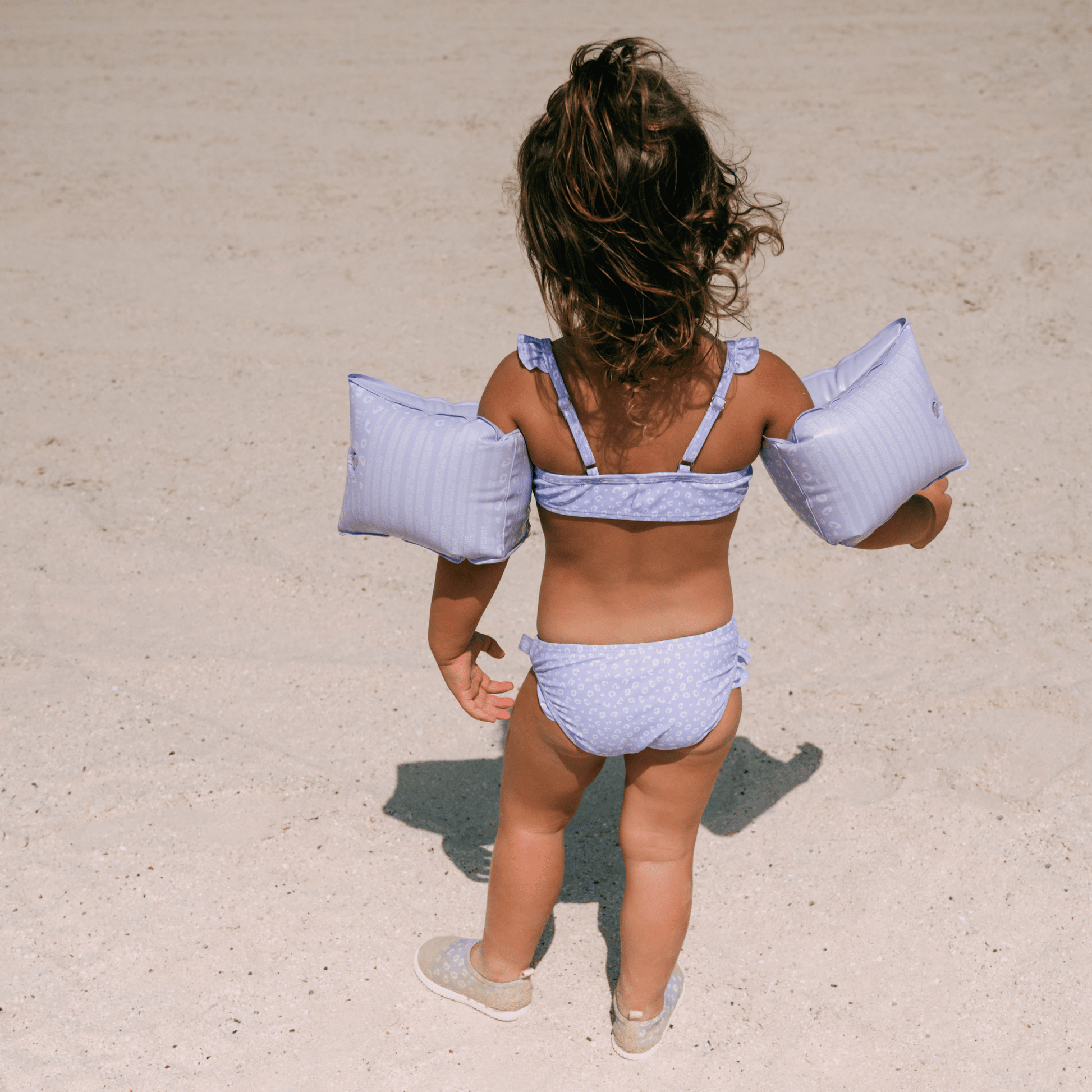 Leopard | Lilac Swim Arm Bands 0-2 years