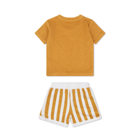 Flow | Yellow/White Boys Beach Set – Terry