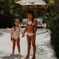 Floral Love | Costume da bagno UV a maniche lunghe da bambina multicolore