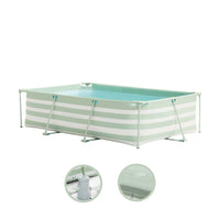 Essence | Piscina design verde/bianco 300x200x75 cm incl. accessori