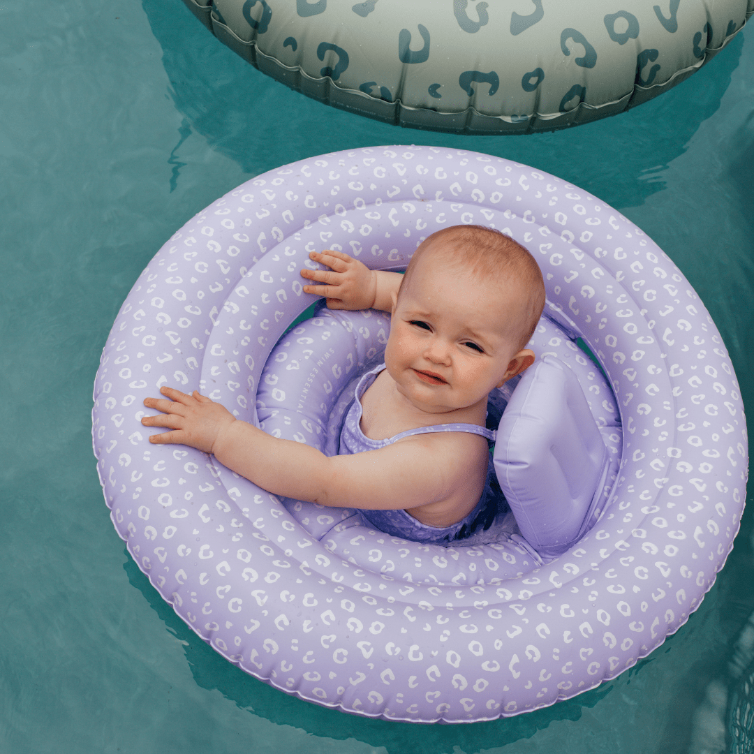 Leopard | Lilac Baby Float 0-1 years