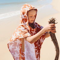 Seastar | Brown Beach poncho 65 x 65 cm