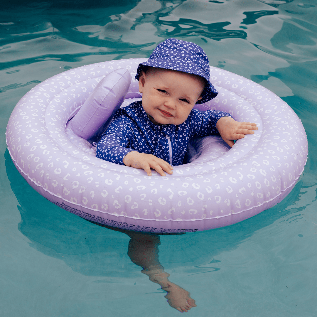 Leopard | Lilac Baby Float 0-1 years