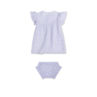 Leopard | Lila Meisjes Set Strand - Muslin