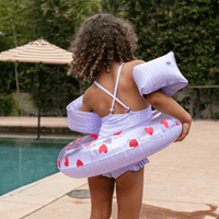 Leopard | Lilac Girls UV Girls Swimsuit