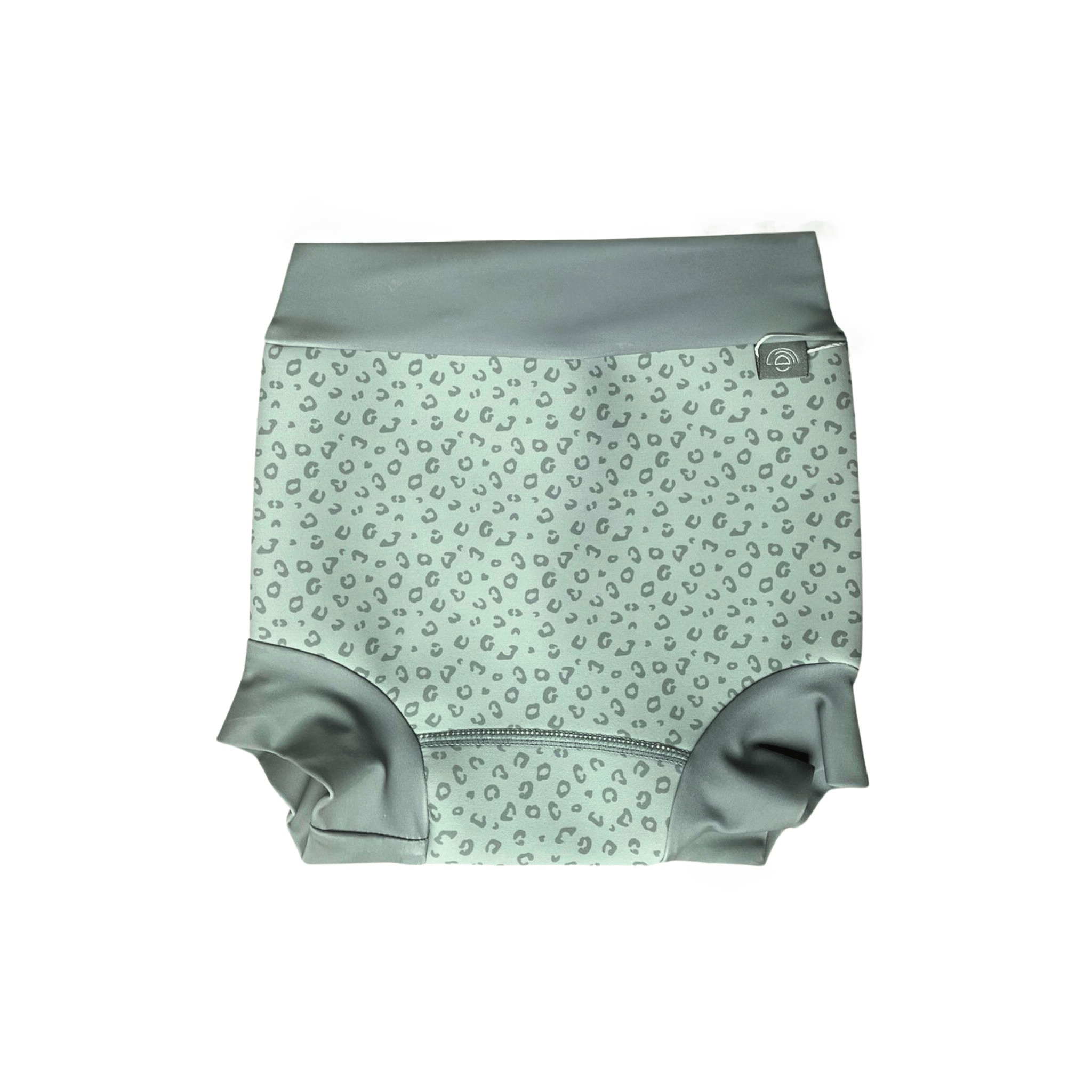 Leopard | Green Swim Diaper Neoprene