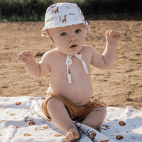 Pure Tones | Yellow UV Swim Boxer for Boys