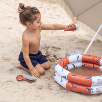 Ocean Stripes | Red/White Baby Pool Ø 60 cm