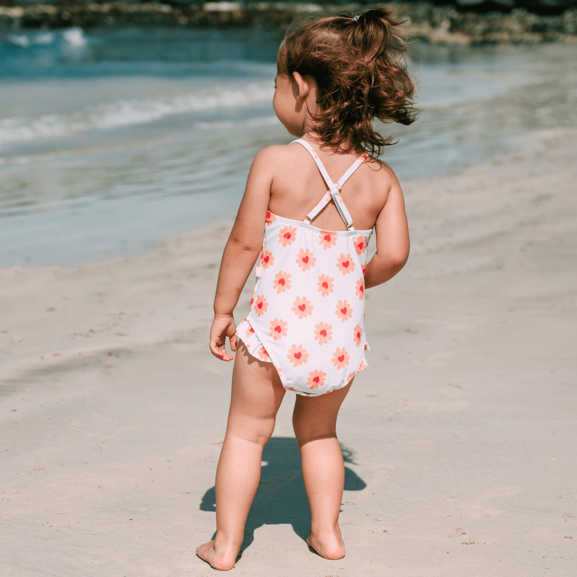 Floral Love | Multicolored Girls Swimsuits