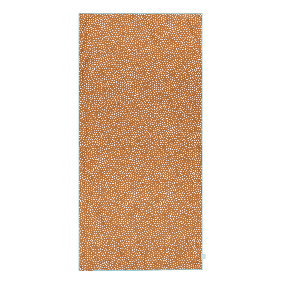 Vibrant Stripes | Orange/White Microfiber Towel 135 x 65 cm