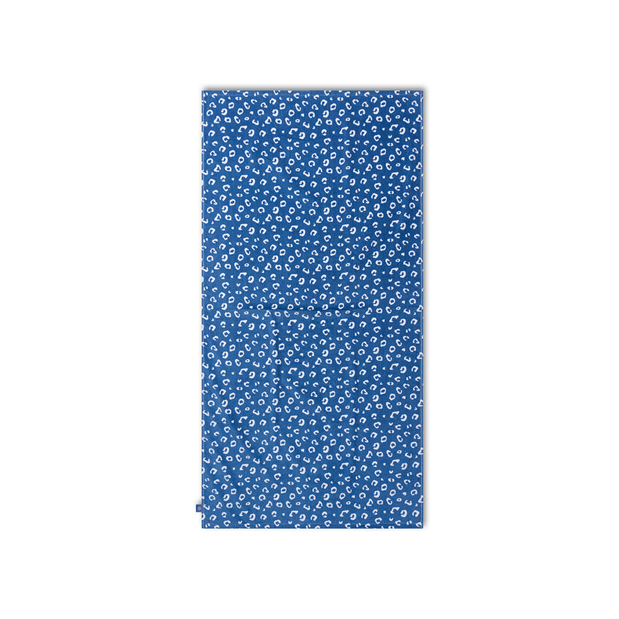 Leopard | Blue Cotton Towel 135 x 65 cm