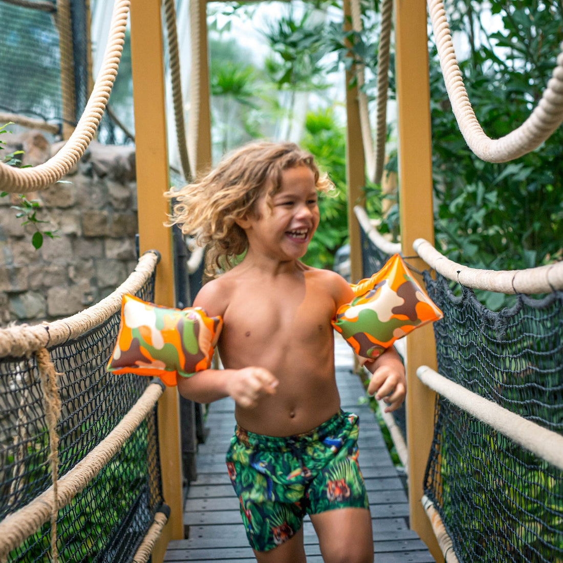 Forest Fade | Camouflage Swim Arm Bands 2-6 years