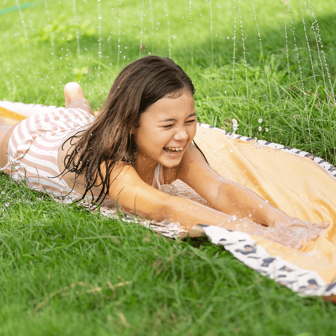 Safari Chic | Beige Inflatable Water Slide