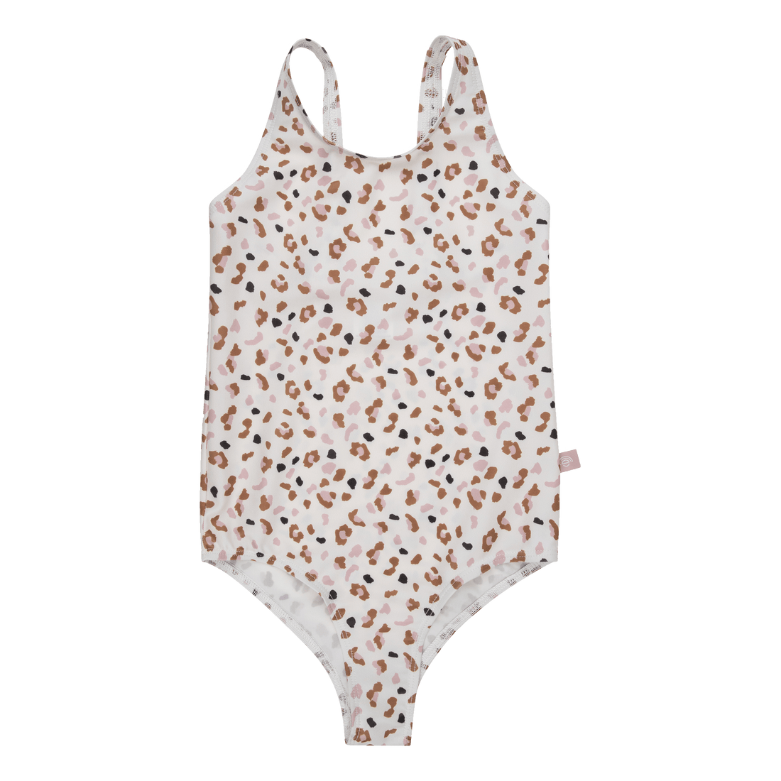 Leopard | Khaki Girls Swimsuit