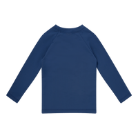 Pure Tones | Dark Blue UV Swim Shirt with Long Sleeves