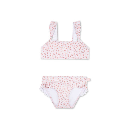 Leopard | Oudroze Meisjes UV Bikini