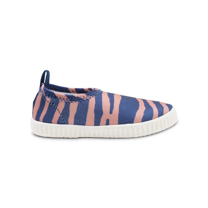 Vibrant Stripes | Blauw/Oranje Waterschoentjes - Maat 19-33