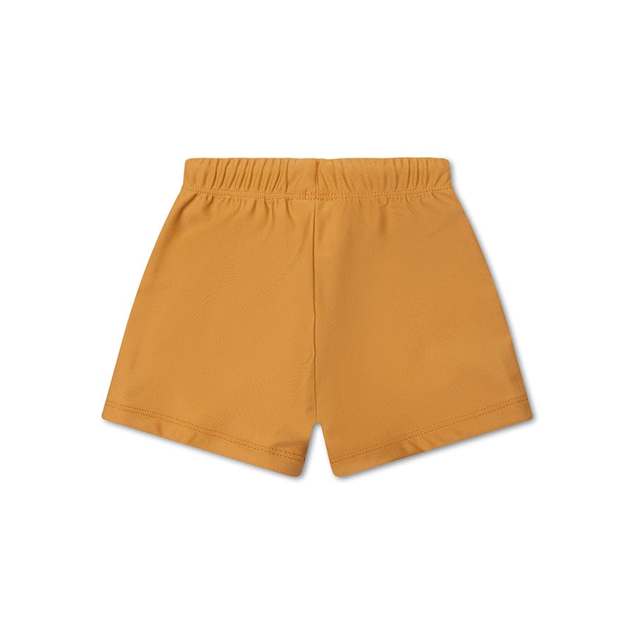 Pure Tones | Yellow UV Swim Boxer for Boys