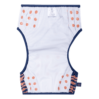 Vibrant Stripes | Blue/Orange Washable Swim Diaper