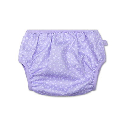 SE Washable Swim Diaper Lilac Panther Print