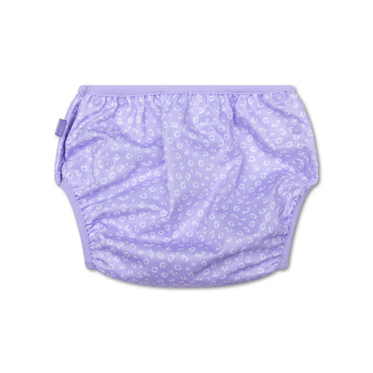 SE Washable Swim Diaper Lilac Panther Print