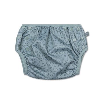 Leopard | Green Washable Swim Diaper