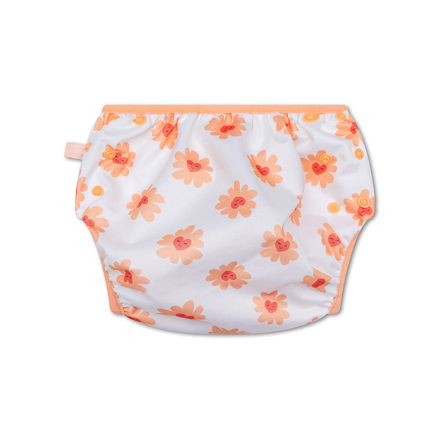 SE Washable Swim Diaper Flowers Hearts