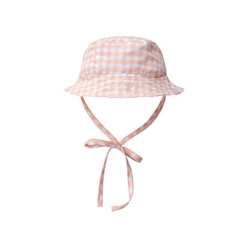 Sunset Grid | Orange/White UV Sun Hat