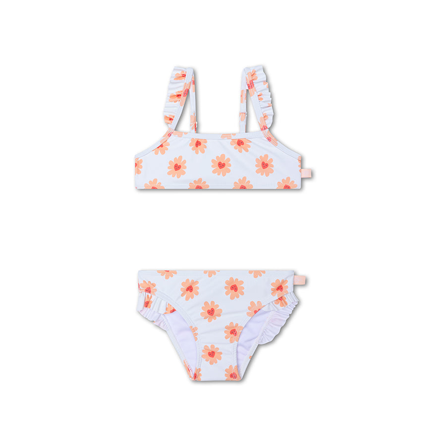 SE UV Bikini Floral Heart Print