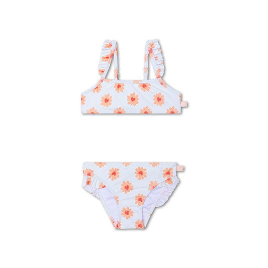 Floral Love | Meerkleurig Meisjes UV Bikini