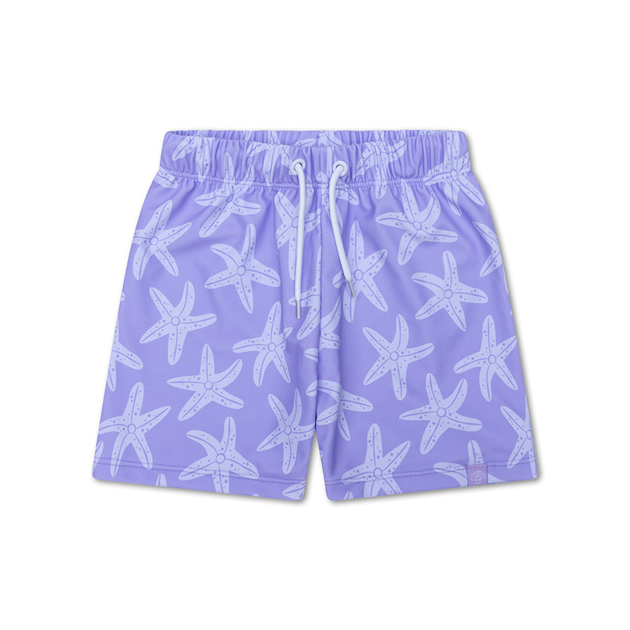 SE UV Swimming Short Boys Lilac Sea Star