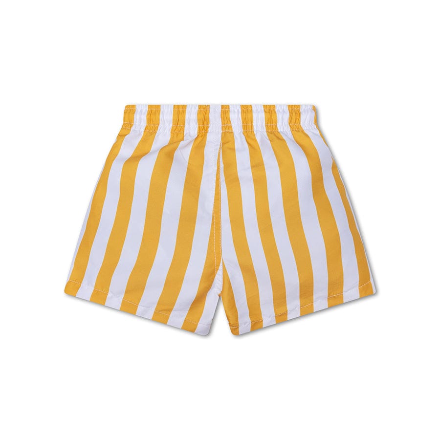 Flow | Yellow/White UV Swim Shorts Boys