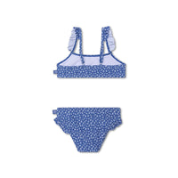 Leopard | Blue Girls Beachwear UV Bikini