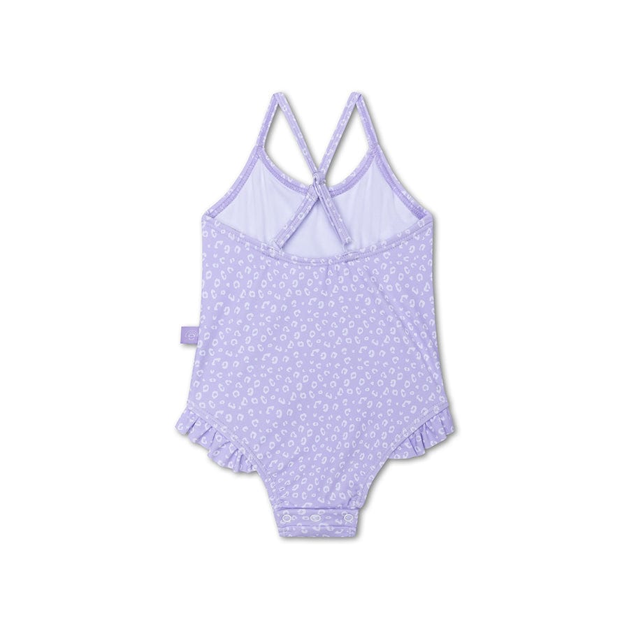 Leopard | Lilac Girls UV Girls Swimsuit