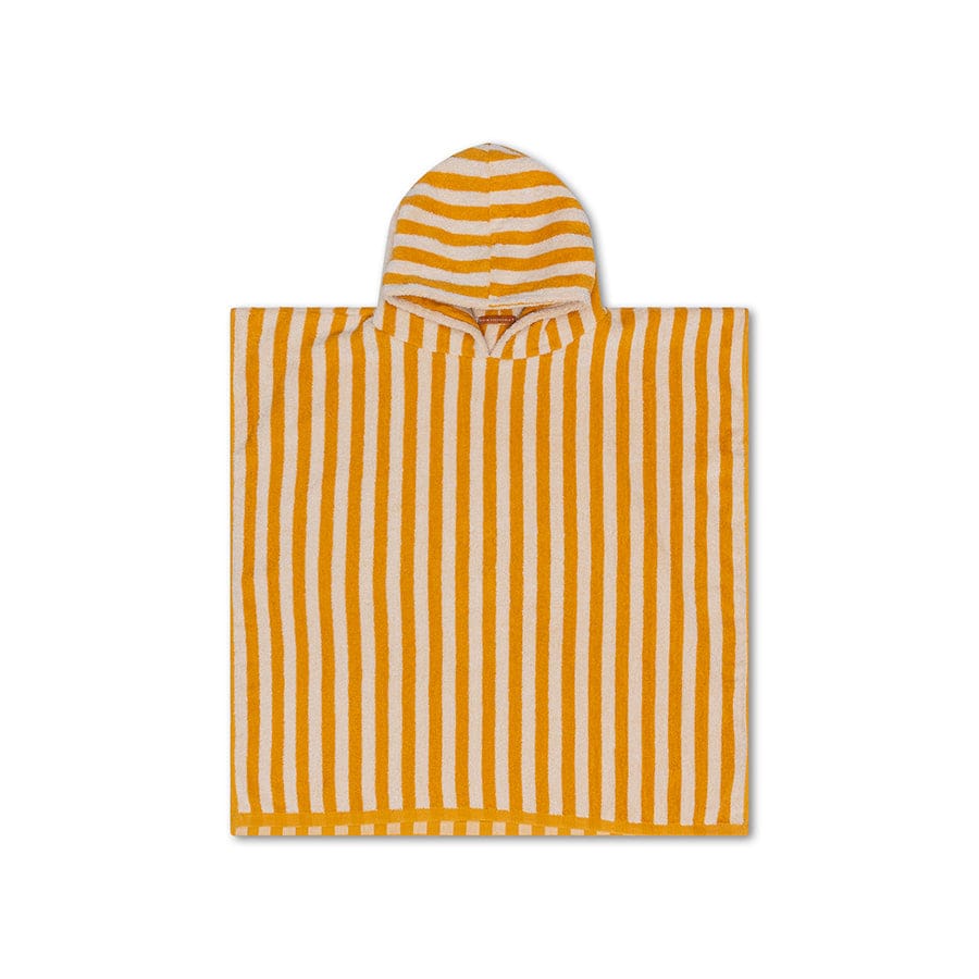 Flow | Yellow/White Beach poncho 65 x 65 cm