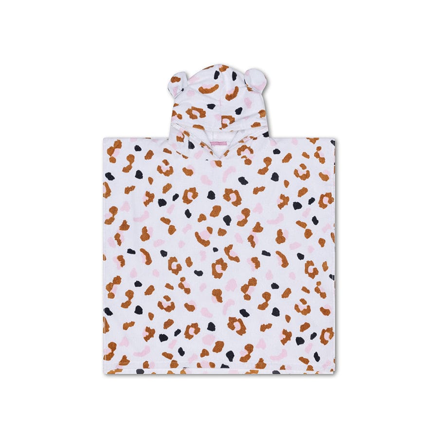 Leopard | Kaki Strandponcho 65 x 65 cm