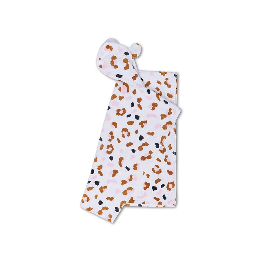 Leopard | Kaki Strandponcho 65 x 65 cm