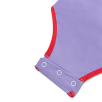 Iconic Tones | Viola Costume da bagno UV a maniche lunghe per bambina