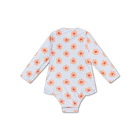 Floral Love | Costume da bagno UV a maniche lunghe da bambina multicolore