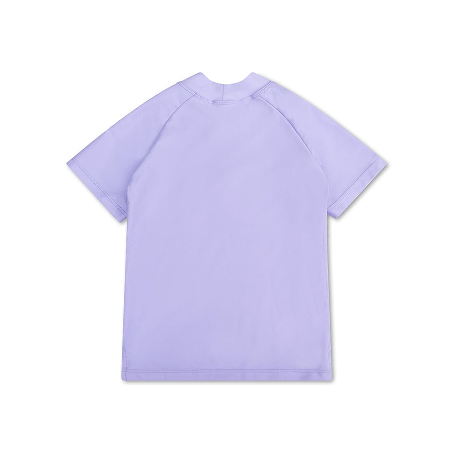 Pure Tones | Lila UV Zwemshirt met korte mouwen