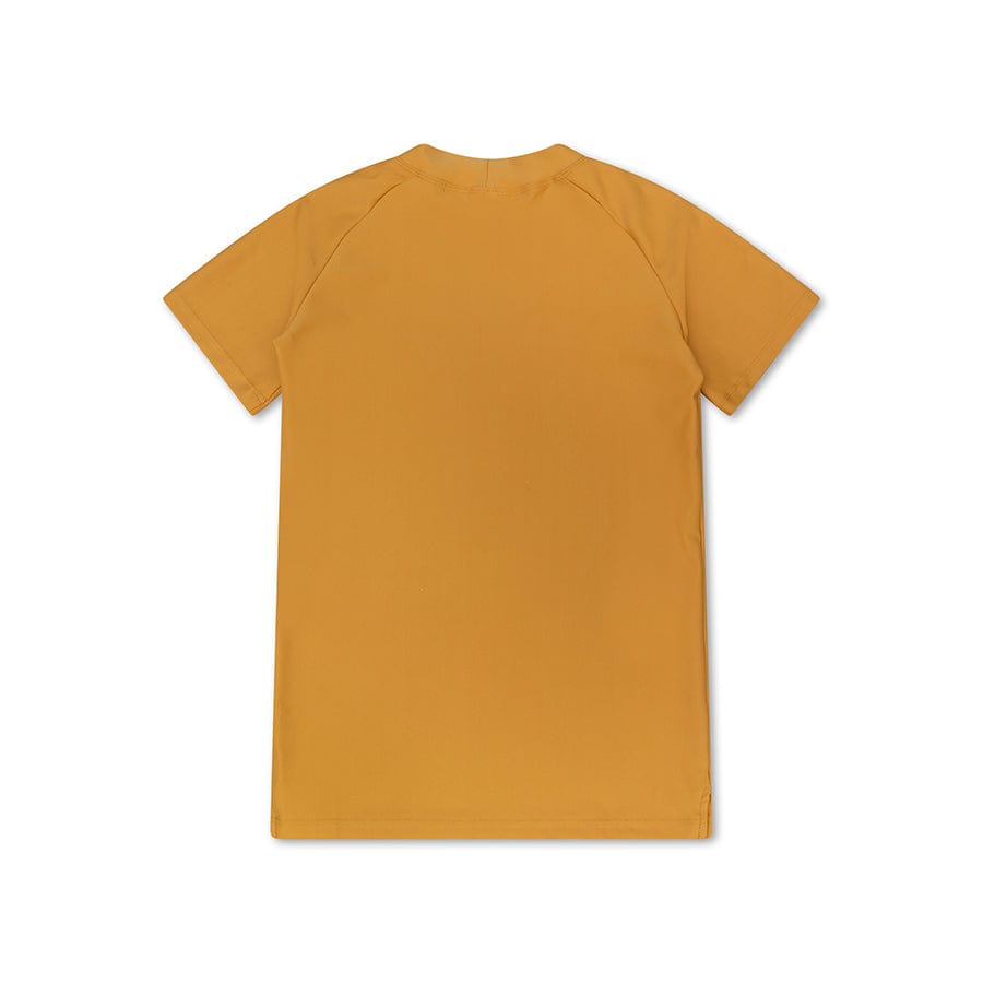 Pure Tones | Yellow UV Swim Shirt with Short Sleeves