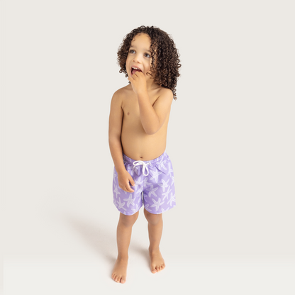 SE UV Swimming Short Boys Lilac Sea Star