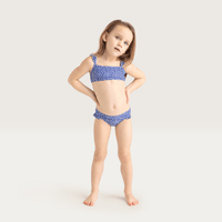 Leopard | Blue Girls Beachwear UV Bikini