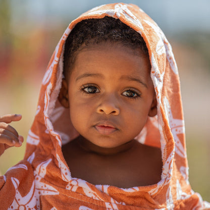 Seastar | Oranje Strandponcho 65 x 65 cm