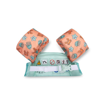 Animal Bands | Groen/Roze Puddle Jumper 2-6 jaar