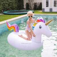 Dreamscape | Unicornio hinchable blanco XXL