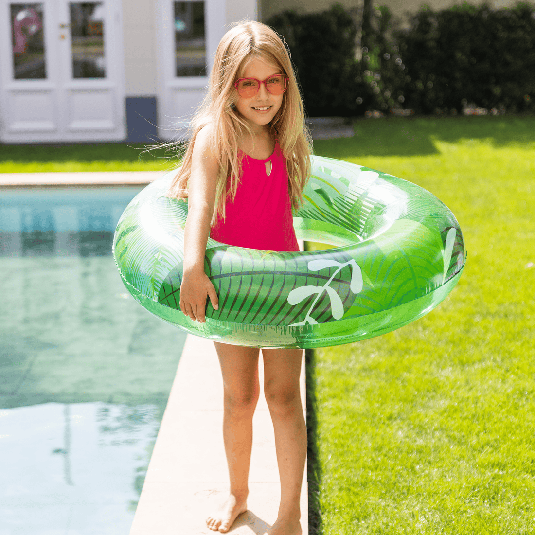 Tropic Dream | Green Pool Float Ø 90 cm