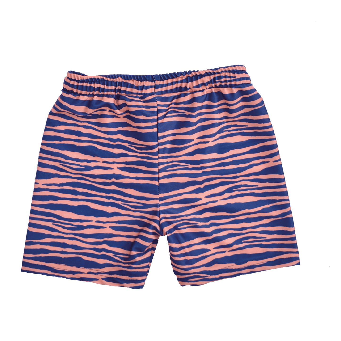 Vibrant Stripes | Blauw/Oranje UV Zwemboxer Jongens